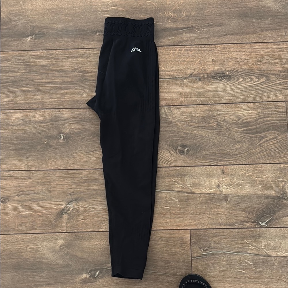 Black Joggers with Logo